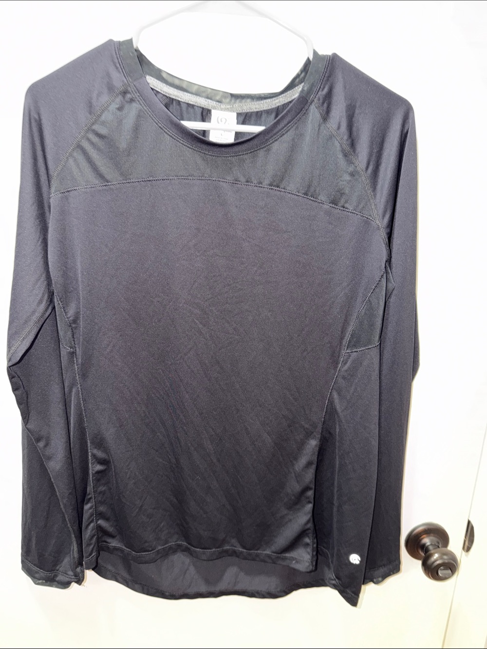 Champion Black Long Sleeve Tank Top